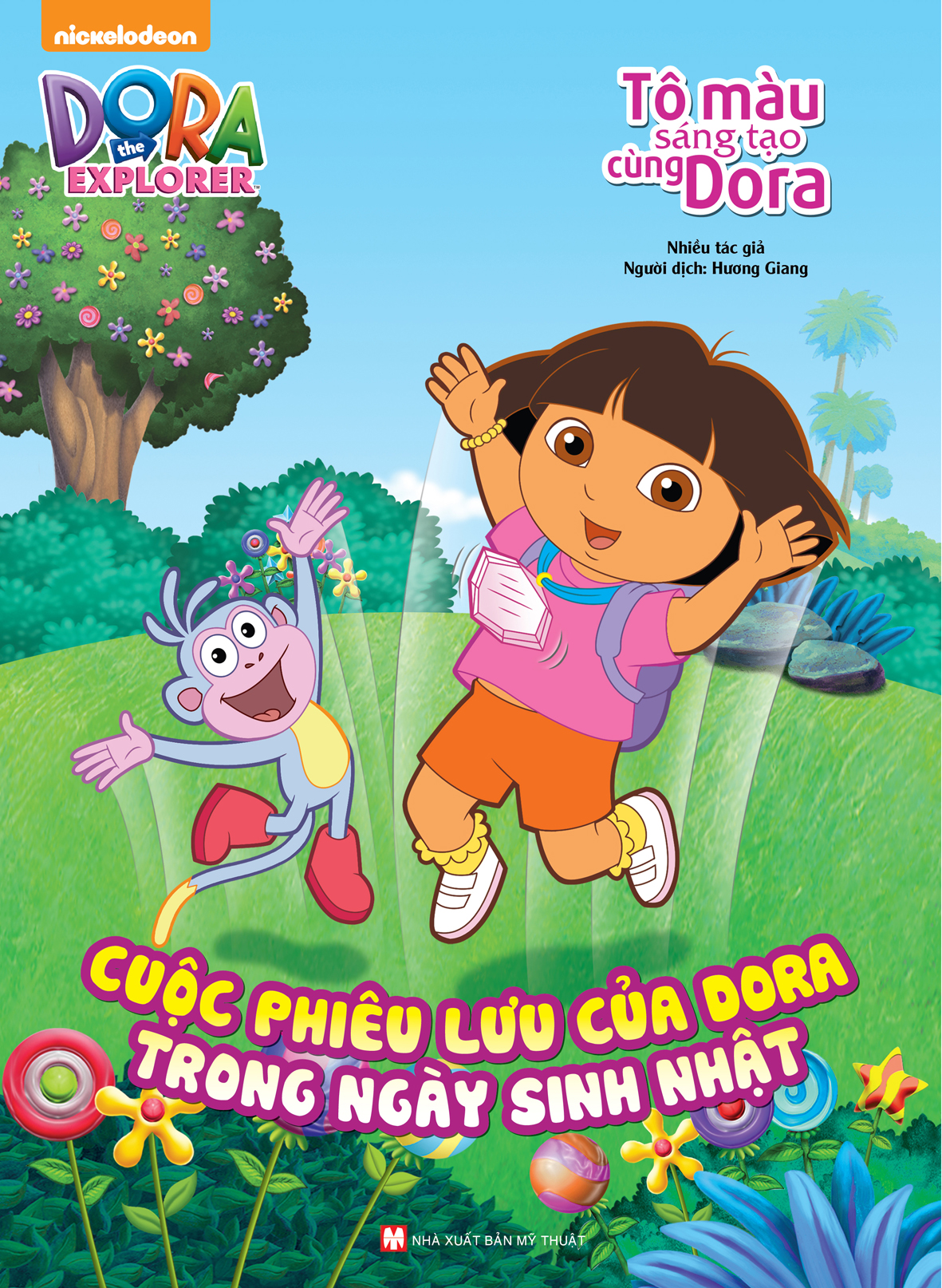 Tô Màu Sáng Tạo Cùng Dora - Cuộc Phiêu Lưu Của Dora Trong Ngày Sinh Nhật